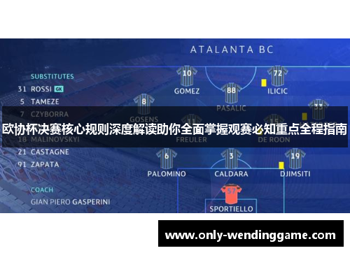 欧协杯决赛核心规则深度解读助你全面掌握观赛必知重点全程指南